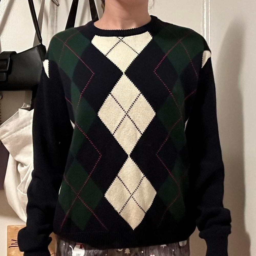 Checkered Sweater - Picture 3 of 3